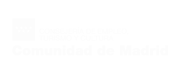 Consejería Comunidad de Madrid Logo blanco